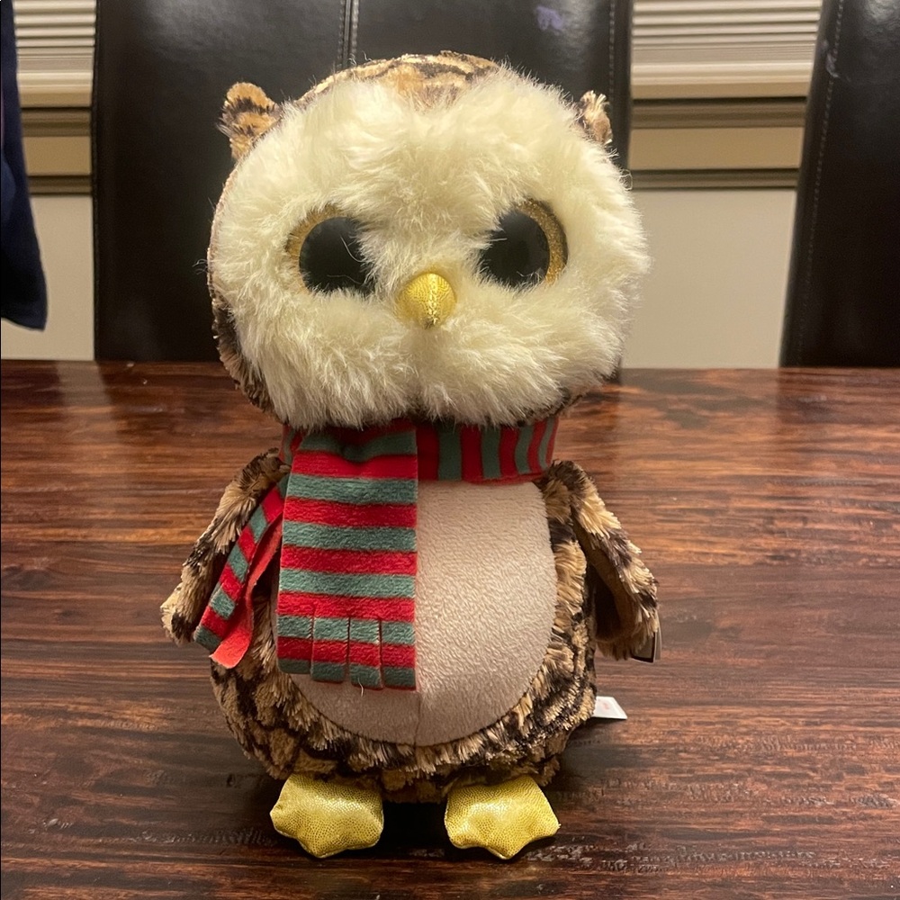 NWT: TY Beanie Boo Medium “Wise”